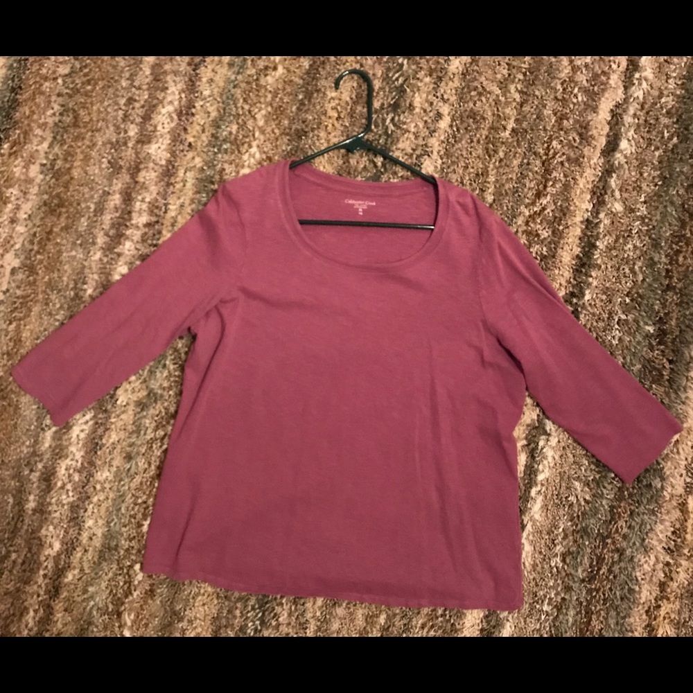 Mauve color Coldwater Creek top